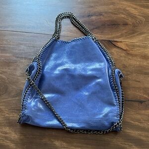 Blue Chain Strap Women's Bag